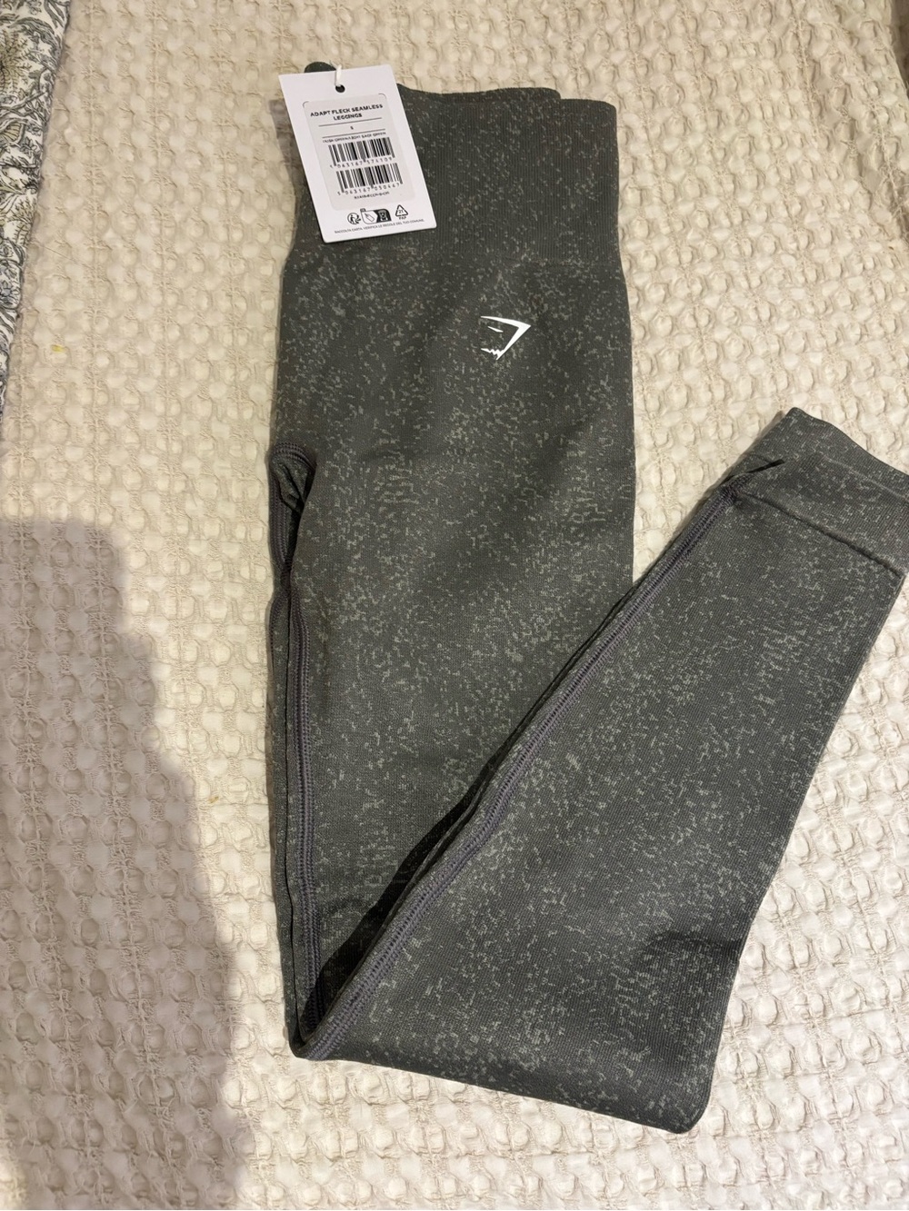 Gymshark adapt fleck leggings in  dusk green/sage green